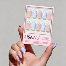 Snow Bunny press-on nails in nude shade