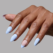 Snow Bunny press-on nails with matte finish