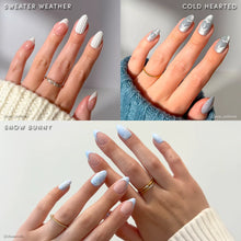 Lisawu Snow Play press-on nail bundle manicure lifestyle photo