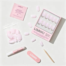 Soft Girl press-on nails with glossy finish