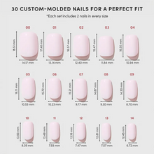 Soft Girl press-on nail design - solid color style detail