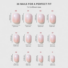 Soft Whip press-on nails with glossy finish