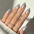 Something Blue press-on nails in blue shade