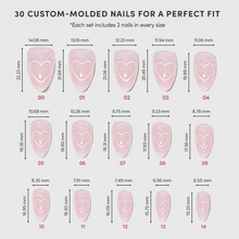 Soulmate Energy press-on nail design - solid color style detail