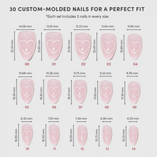 Soulmate Energy press-on nail design - solid color style detail