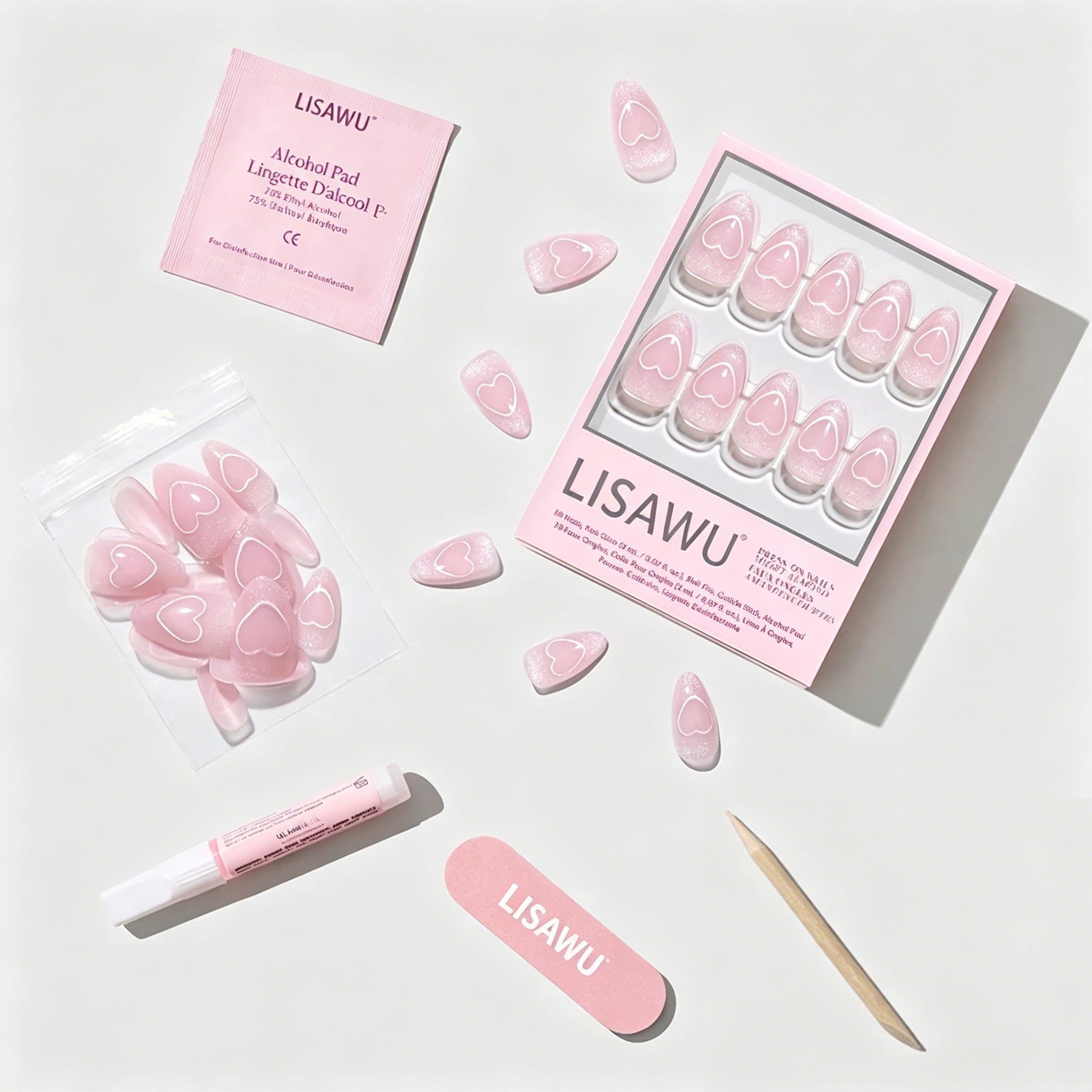 Soulmate Energy press-on nails with velvet finish