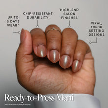 Sparkly Brown press-on nail bundle - full set view