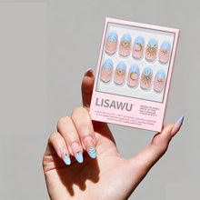 Spirited Sky press-on nails in gold shade