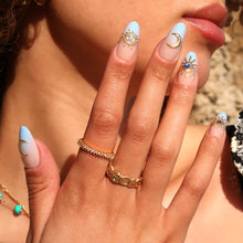 Spirited Sky press-on nail design - accent nail style detail