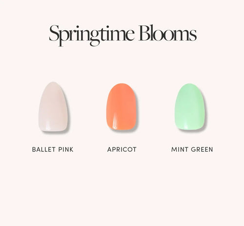 Lisawu Springtime Blooms press-on nail bundle style selection