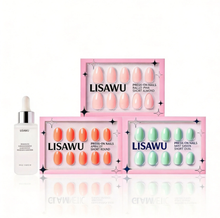 Springtime Blooms press-on nails in pink shade