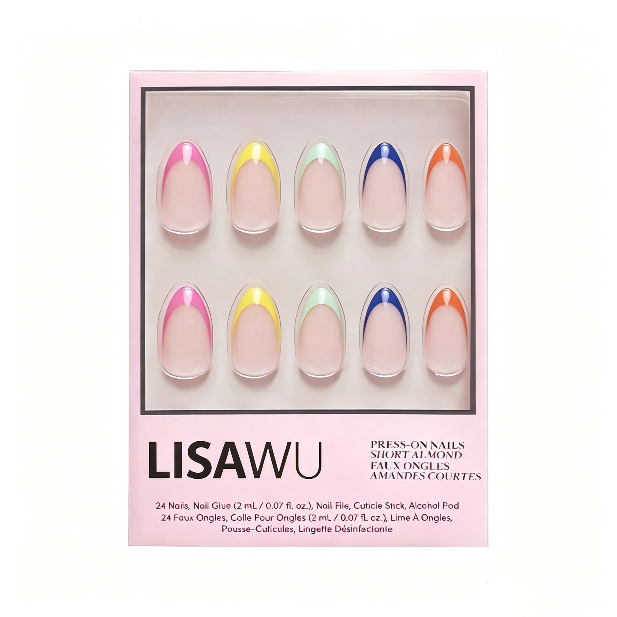 Sprinkles press-on nails in blue shade