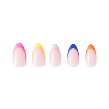 Sprinkles press-on nails - almond shape, short length