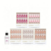 STRICTLY VELVETS press-on nails in pink shade