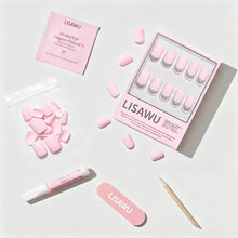 Sugar BB press-on nail design - solid color style detail