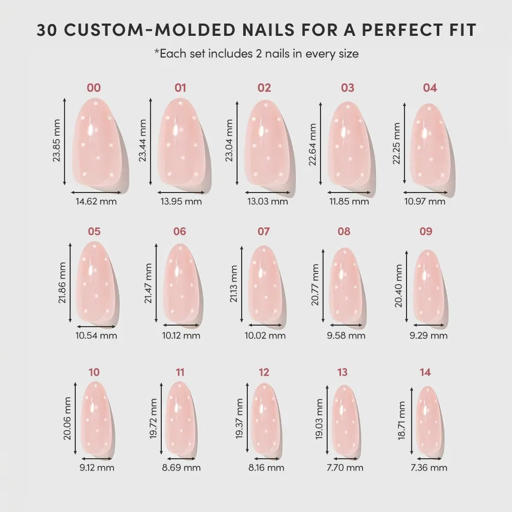 Sugar Glazed, press-on nails, Sugarglazed 5