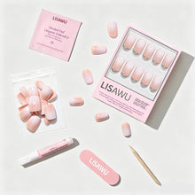 Sugar Veil press-on nails in white shade