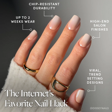 Sugar Veil press-on nails with glazed finish