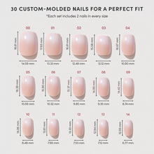 Sugar Veil press-on nails with glossy finish