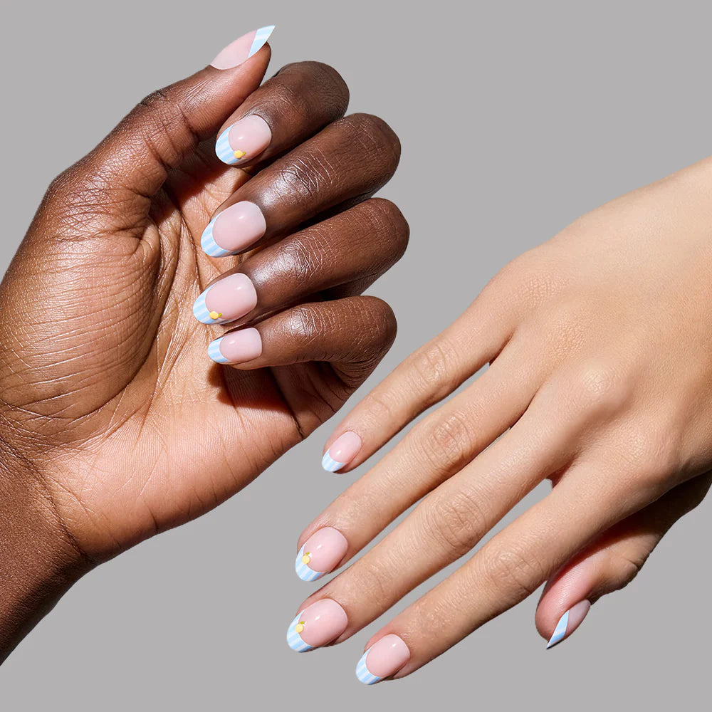 Summer Fresco press-on nails in yellow shade