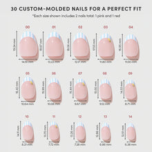 Summer Fresco press-on nail design - accent nail style detail