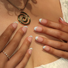 Summer Fresco press-on nail design - french tip style detail