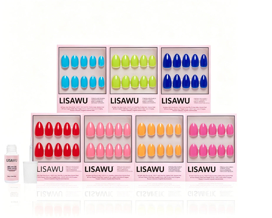Summer Vivids Collection press-on nails in green shade