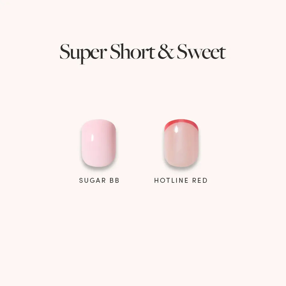 Lisawu Super Short & Sweet press-on nail bundle style selection