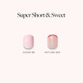 Lisawu Super Short & Sweet press-on nail bundle style selection