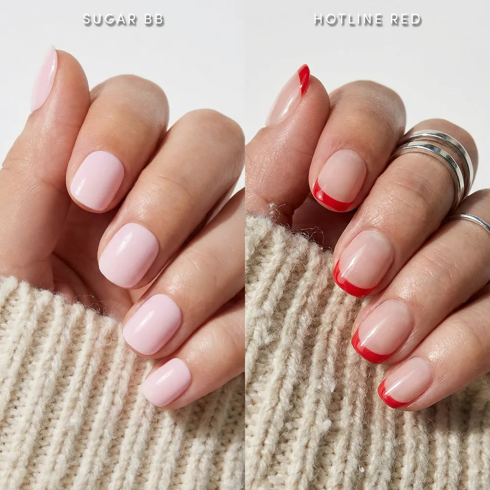 Super Short & Sweet press-on nails in pink shade