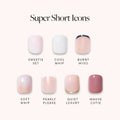 Lisawu Super Short Icons press-on nail bundle style selection