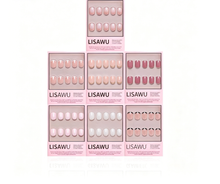 Super Short Icons press-on nails in black shade