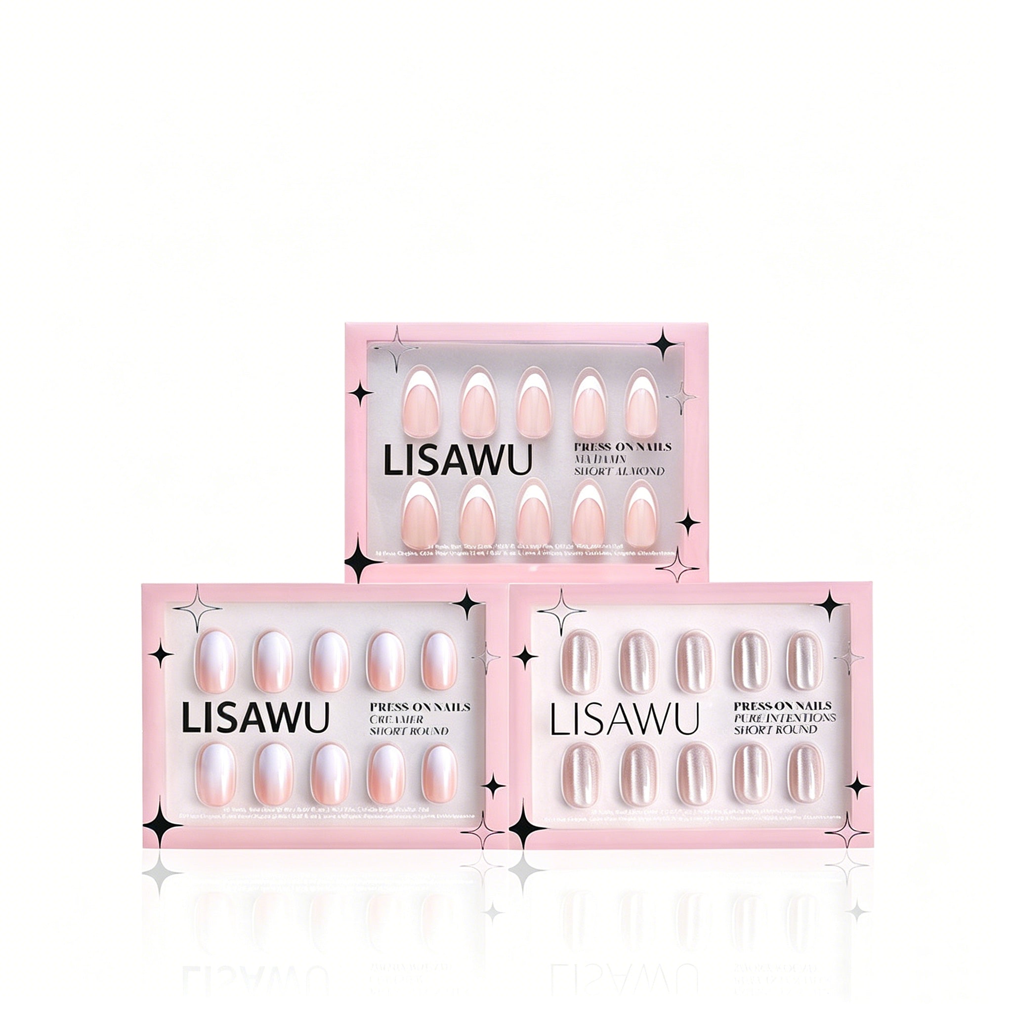 Sweater Weather press-on nails in nude shade