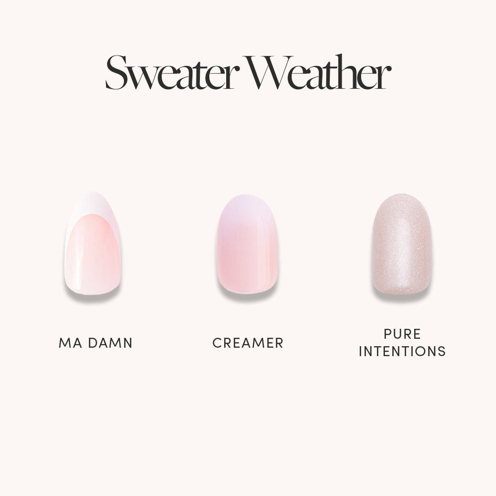 Lisawu Sweater Weather nail buffer style selection
