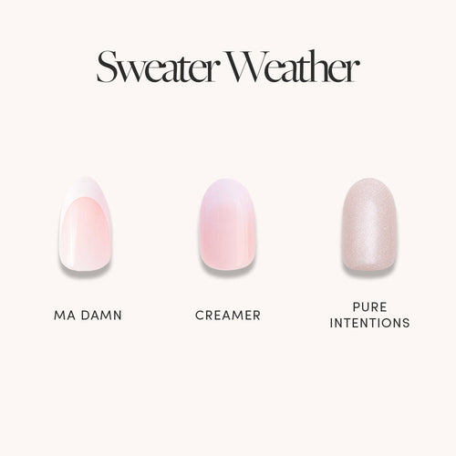 Lisawu Sweater Weather nail buffer style selection