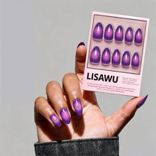 Tarot press-on nails with glossy finish