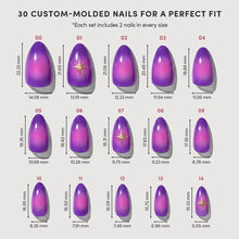 Tarot press-on nail bundle - full set view