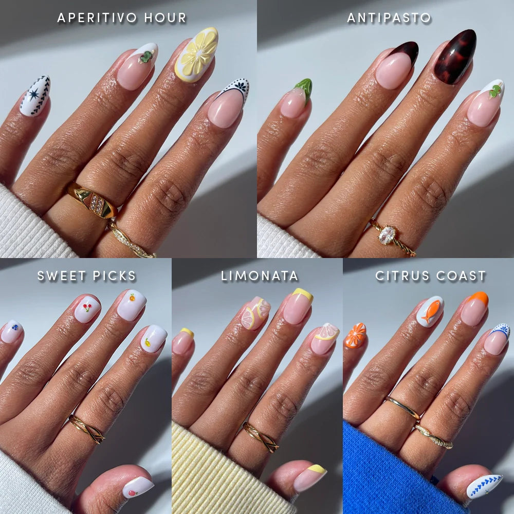 Lisawu Taste of Europe press-on nail bundle manicure lifestyle photo
