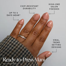 Teddy press-on nail bundle - full set view