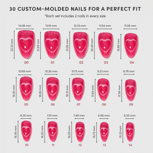 Text Me Back press-on nails with velvet finish