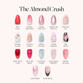Lisawu The Almond Crush press-on nail bundle style selection