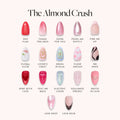 Lisawu The Almond Crush press-on nail bundle style selection