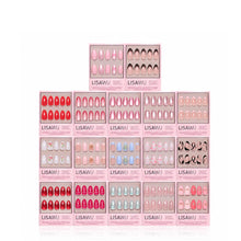 The Almond Crush press-on nails in black shade