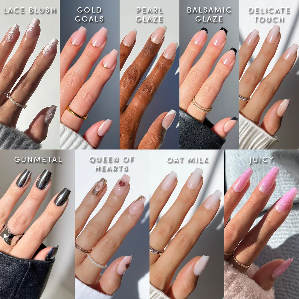 Lisawu The Coffin Vault press-on nail bundle manicure lifestyle photo