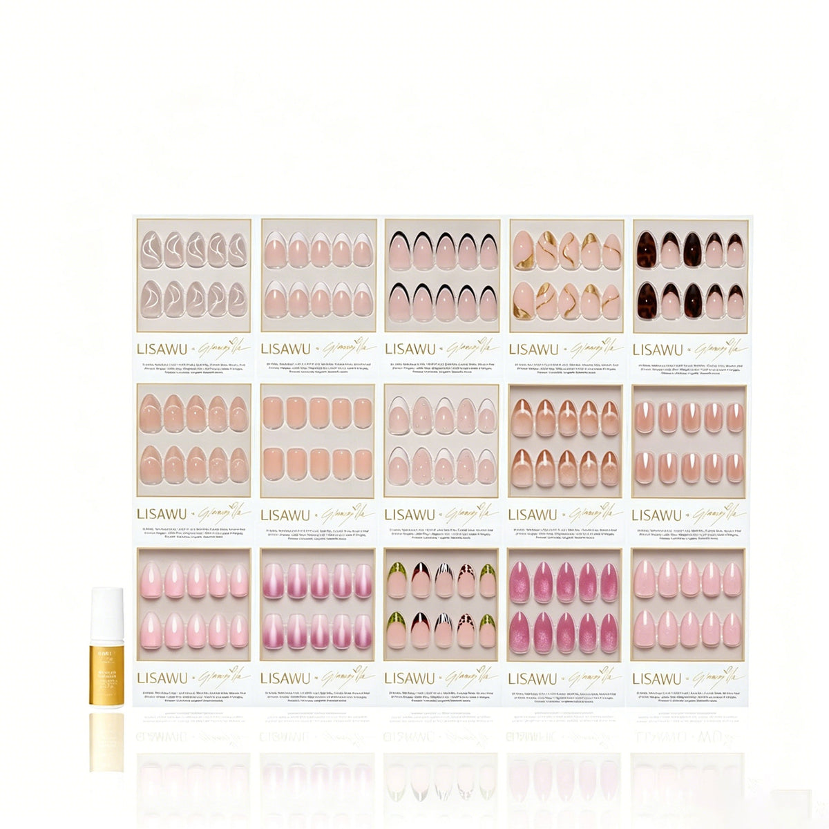 THE COMPLETE ZILLA press-on nails in brown shade