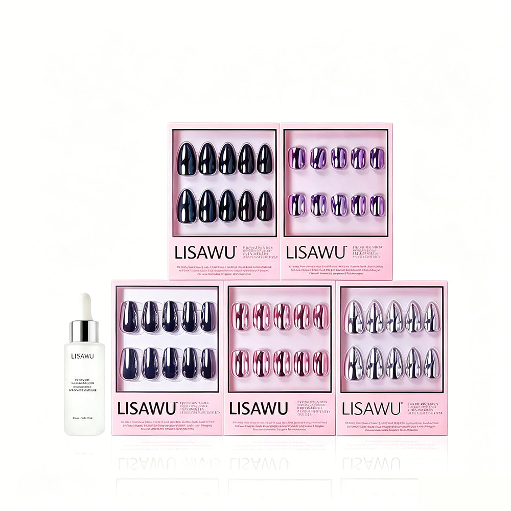 The Driver’s Seat: Founder’s Edit press-on nails in pink shade