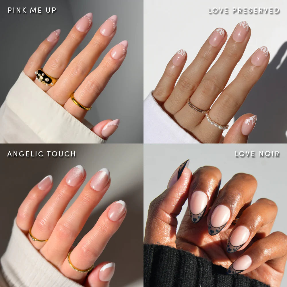 Lisawu The French Kiss press-on nail bundle manicure lifestyle photo