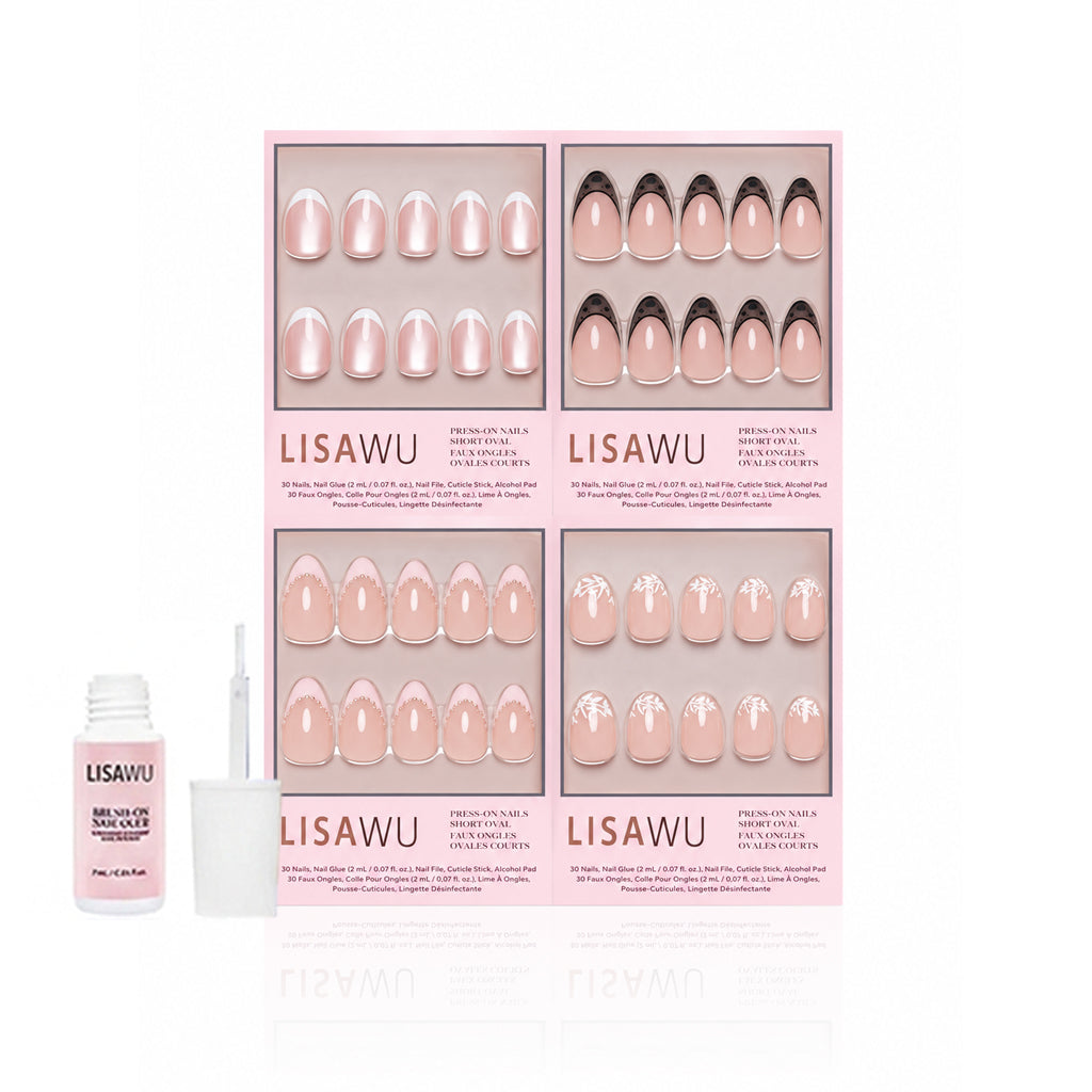 The French Kiss press-on nails in nude shade