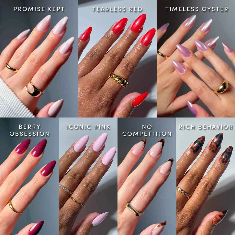 Lisawu The Medium Almond Edit press-on nail bundle manicure lifestyle photo