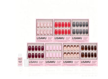 The Medium Coffin Edit press-on nails in brown shade